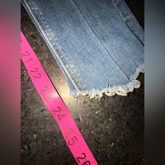 UEC RAG & BONE HIGH RISE ANKLE SKINNY RAW HEM FRONT PINTUCK SZ 26 - Picture 13 of 13